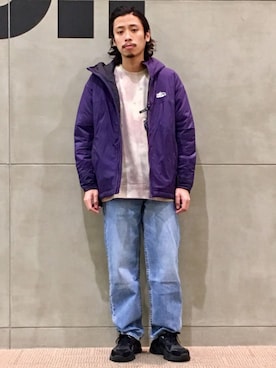 「CAMP7（キャンプセブン）のアイテム（その他アウター）」を使った、ichishouさん（メンズ・174cm）の秋コーディネート