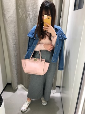 「Supreme.La.La.（シュープリームララ）のアイテム（その他アウター）」を使った、Wynnifredさん（レディース・153cm）の春コーディネート