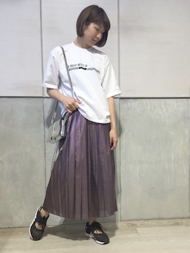 JOURNAL STANDARD Lady's 自由が丘店　スタッフAさん（レディース・157cm）の夏コーディネート