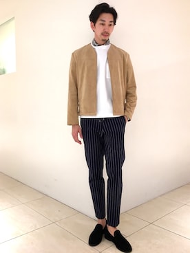 ONDAさん（メンズ・183cm）の春コーディネート