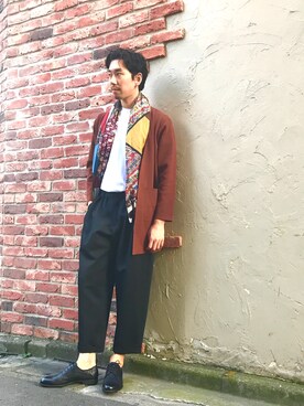 「WEYEP（ウィエップ）のアイテム」を使った、ONDAさん（メンズ・183cm）の夏コーディネート