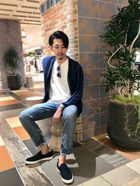 ONDAさん（メンズ・183cm）の春コーディネート