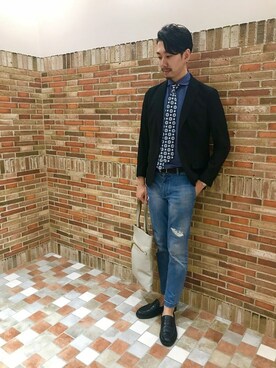 LE�@TRIO�@ABAHOUSE���A�g���bONDA����̃V���c/�u���E�X�u�iABAHOUSE�b�A�o�n�E�X�j�v���g�����R�[�f�B�l�[�g