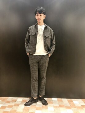 ONDAさん（メンズ・183cm）の夏コーディネート