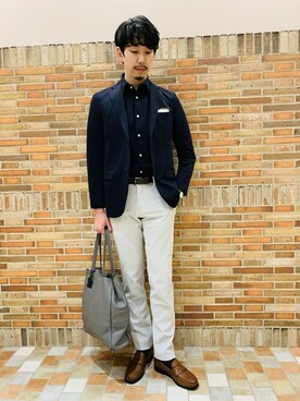 ONDAさん（メンズ・183cm）の春コーディネート