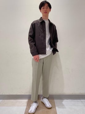 「green label relaxing（グリーンレーベルリラクシング）のアイテム（その他アウター）」を使った、morita_tさん（メンズ・177cm）の冬コーディネート