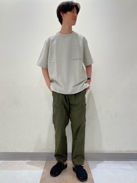 「green label relaxing（グリーンレーベルリラクシング）のアイテム（アクセサリー）」を使った、morita_tさん（メンズ・177cm）の春コーディネート