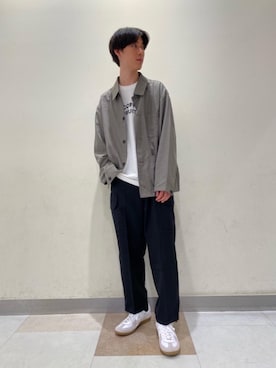 「FRUIT OF THE LOOM（フルーツオブザルーム）のアイテム（トップス）」を使った、morita_tさん（メンズ・177cm）の夏コーディネート