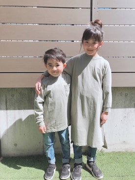 M&Kさん（キッズ・125cm）の春コーディネート