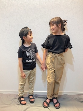 M&Kさん（キッズ・128cm）の春コーディネート