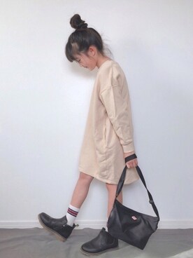 M&Kさん（キッズ・131cm）の秋コーディネート
