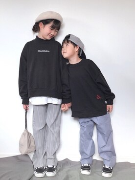 M&Kさん（キッズ・110cm）の冬コーディネート