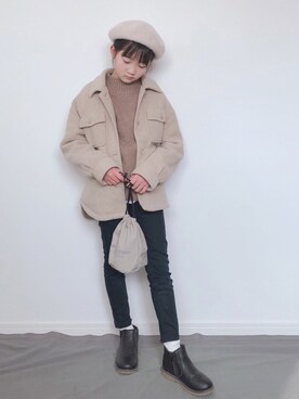 M&Kさん（キッズ・133cm）の冬コーディネート