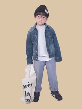 M&Kさん（キッズ・110cm）の冬コーディネート