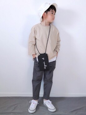 M&Kさん（キッズ・110cm）の春コーディネート