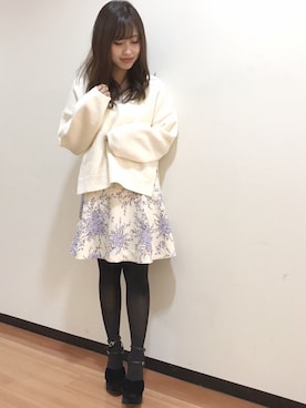 和田ありささん（レディース・153cm）の冬コーディネート