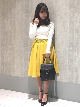 和田ありささん（レディース・153cm）の冬コーディネート