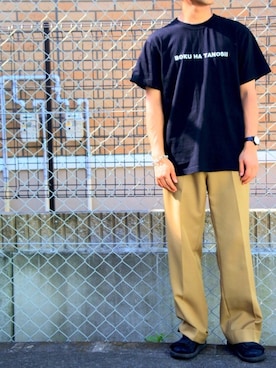 SHUNさん（メンズ・163cm）の秋コーディネート