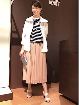 「スカウチョ」｜NATURALBEAUTYさん（レディース・163cm）の春コーディネート