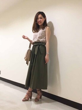 「 レース」｜NATURALBEAUTYさん（レディース・165cm）の春コーディネート