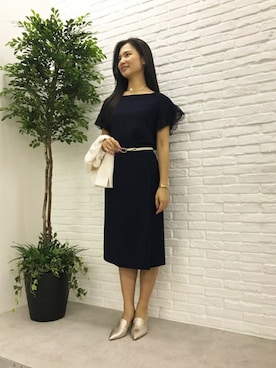 「食事会」｜NATURALBEAUTYさん（レディース・160cm）の春コーディネート