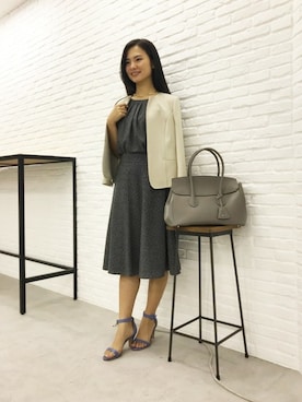 「食事会」｜NATURALBEAUTYさん（レディース・160cm）の春コーディネート