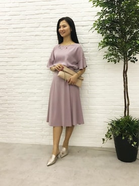 「食事会」｜NATURALBEAUTYさん（レディース・160cm）の春コーディネート