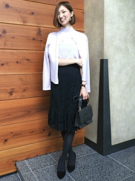 「アイテム（アンサンブル）」を使った、NATURALBEAUTYさん（レディース・165cm）の秋コーディネート