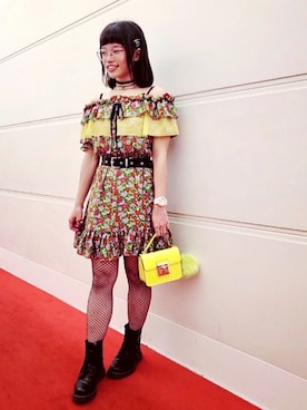 「ALDO（アルド）のアイテム（バッグ）」を使った、Jennifer🦄さん（レディース・164cm）の秋コーディネート