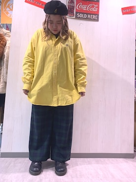 「古着屋さん」｜🐶ま き🐶さん（レディース・164cm）の冬コーディネート