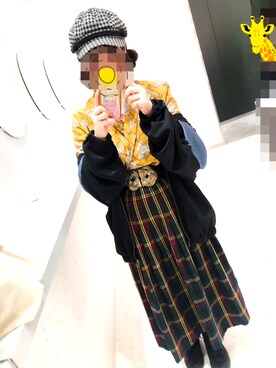 「アイテム（その他トップス、ゴールド系）」を使った、ウランさん（レディース・160cm）の夏コーディネート