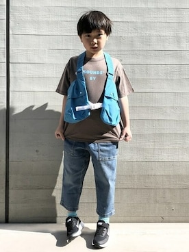 「NIKE（ナイキ）のアイテム」を使った、こども ビームスさん（キッズ・125cm）の春コーディネート