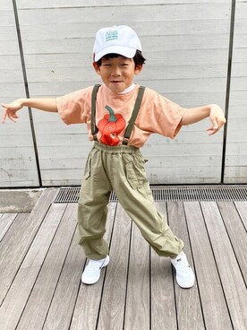 「NIKE（ナイキ）のアイテム」を使った、こども ビームスさん（キッズ・115cm）の春コーディネート