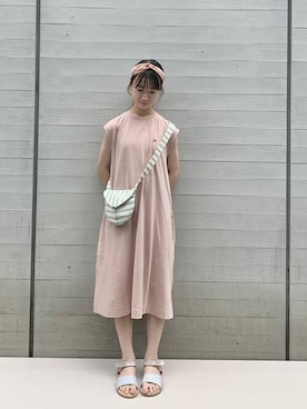 「こども ビームス（コドモビームス）のアイテム（ワンピース/ドレス）」を使った、こども ビームスさん（キッズ・149cm）の夏コーディネート