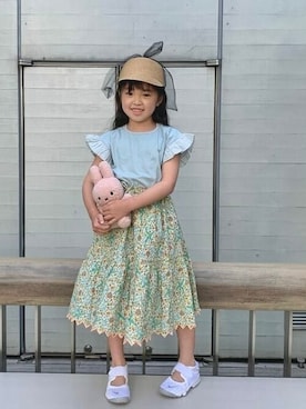 「NIKE（ナイキ）のアイテム」を使った、こども ビームスさん（キッズ・125cm）の夏コーディネート