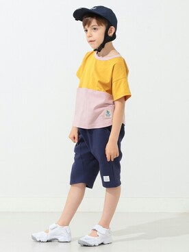 「NIKE（ナイキ）のアイテム」を使った、こども ビームスさん（キッズ・124cm）の夏コーディネート