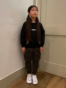 「NIKE（ナイキ）のアイテム」を使った、こども ビームスさん（キッズ・130cm）の秋コーディネート
