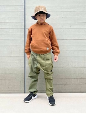 「NIKE（ナイキ）のアイテム」を使った、こども ビームスさん（キッズ・128cm）の秋コーディネート