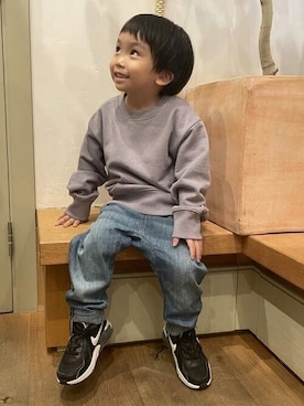 「NIKE（ナイキ）のアイテム」を使った、こども ビームスさん（キッズ・100cm）の冬コーディネート