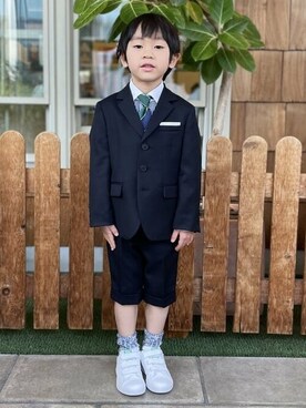 ドレス/フォーマル入学式　卒園式　男の子　スーツ　　ブレザー　110cm ビームス