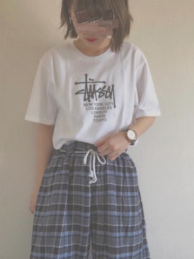 「Neuf（ヌーフ）のアイテム」を使った、SUZUさん（レディース・160cm）の春コーディネート
