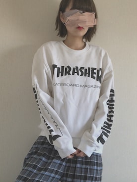 「Neuf（ヌーフ）のアイテム」を使った、SUZUさん（レディース・160cm）の夏コーディネート