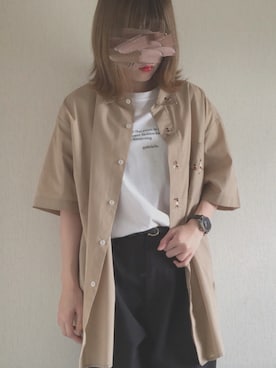 「used mix」｜「アイテム（腕時計）」を使った、SUZUさん（レディース・160cm）の夏コーディネート