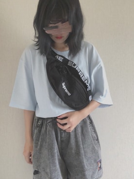 「NIKE（ナイキ）のアイテム（デニムパンツ）」を使った、SUZUさん（レディース・160cm）の夏コーディネート