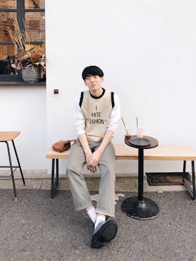 「sunnei」｜atuoさん（メンズ・175cm）の秋コーディネート