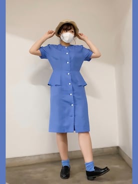 「アイテム（ワンピース/ドレス）」を使った、☁☂﻿m⃒i⃒y⃒u⃒☂﻿☁　　さん（レディース・159cm・10代）の夏コーディネート