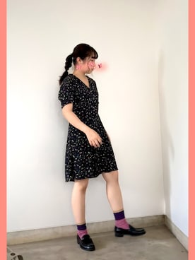 「アイテム（ワンピース/ドレス）」を使った、☁☂﻿m⃒i⃒y⃒u⃒☂﻿☁　　さん（レディース・159cm・10代）の夏コーディネート