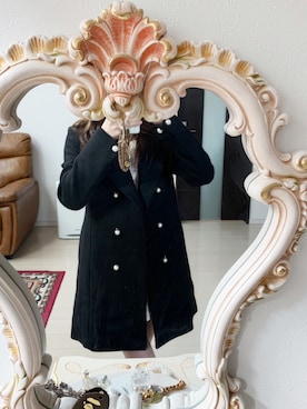 「rienda（リエンダ）のアイテム（その他アウター）」を使った、Reigelさん（レディース・158cm）の冬コーディネート