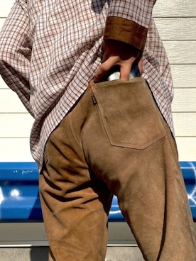 Levi's レザーパンツ ブラウン Levi's レザーパンツ ブラウン