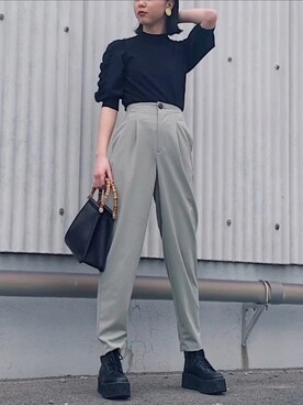 HARUKAさん（レディース・161cm）の春コーディネート